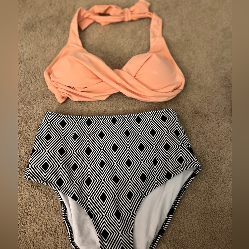 Cupsje womens high waisted bikini small